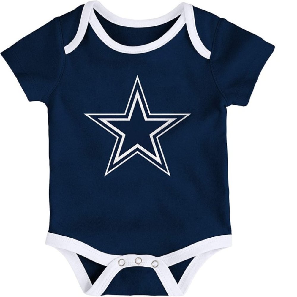NFL Dallas Cowboys Baby Infant Onesie Outfit Star Logo Size 12 Months VGC